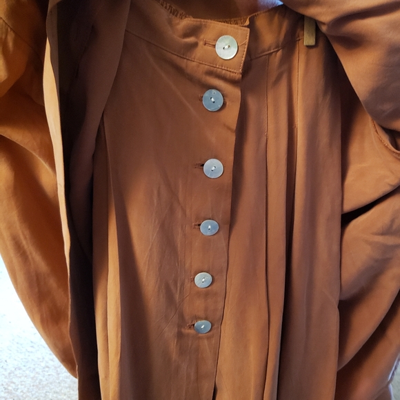 Vintage Coldwater Creek skirt, top, belt and broch. Size small - Picture 7 of 7